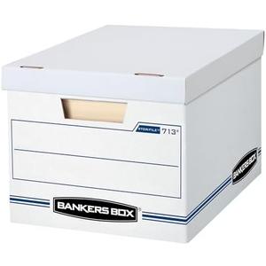 Bankers Box 24 Pack Standard Duty File Storage Boxes, Standard Assembly, Removable Lid, Letter/Legal (0071301)