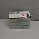 3 x French Hair Claw Clips, 9-Pack Lay-Flat Design with Gift Box,Matte and Comfortable Hair Clips for All-Day Work, Travel,Yoga & Strong Hold for All Hair Types