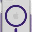 tech21 Evo Crystal for iPhone 15 - Compatible with MagSafe - Impact Protection Case - Purple