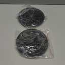 Shower Drain Hair Catcher, 2 Pack 5.5in Shower Hair Catcher Large Premium Silicone Drain Protector Strainer, Shower Drain Cover for Shower Room, Floor Drain, Bathroom Sink, Dark Grey