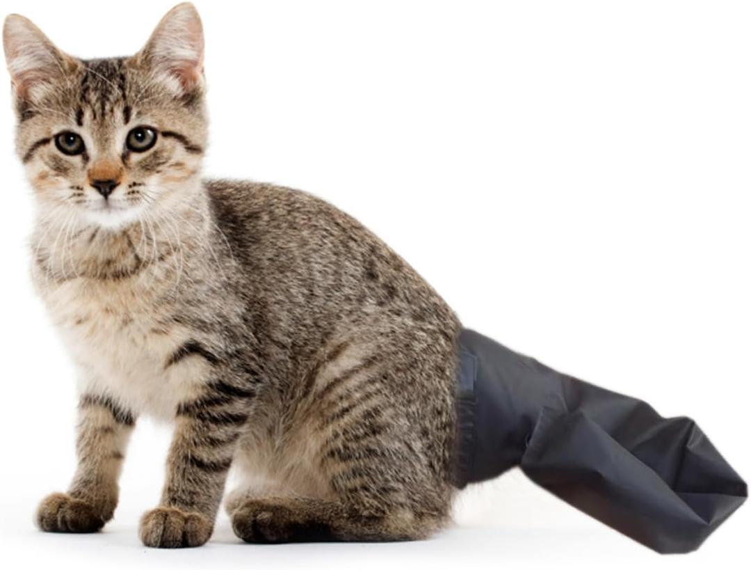 Cat Tail Protector Cover Cats Tails Wounds Heal Prevent Sleeve for Happy Tail Syndrome