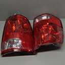 CLERYYE Tail Lights Assembly Compatible With 2009-2018 Dodge Ram 1500 2500 3500 Pickup Taillights Halogen Brake Rear Lamps Replace # 55277415AD 55277414AE, Driver and Passenger Side