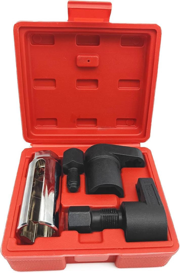 5PCS Automotive O2 Oxygen Sensor Socket Set Wrench Remover Tool and Thread Chaser Tool Set