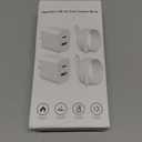 Fast Charger iPhone, Dual Port A/C iPhone Charger Fast Charging Block,2 Pack Super Quick Double Apple iPhone Wall Charger Power Adapter 10FT USB-C to Lightning Cable for iPhone 14/13/12/11/ProMax/XS/XR (White)