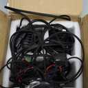 Rough Country 2-Inch Black Series LED Light Pods with White DRL - 3,600 Lumen Spot Beam, 40W CREE LEDs, Waterproof Off-Road Lights for Trucks, Jeeps, UTVs & 4x4s