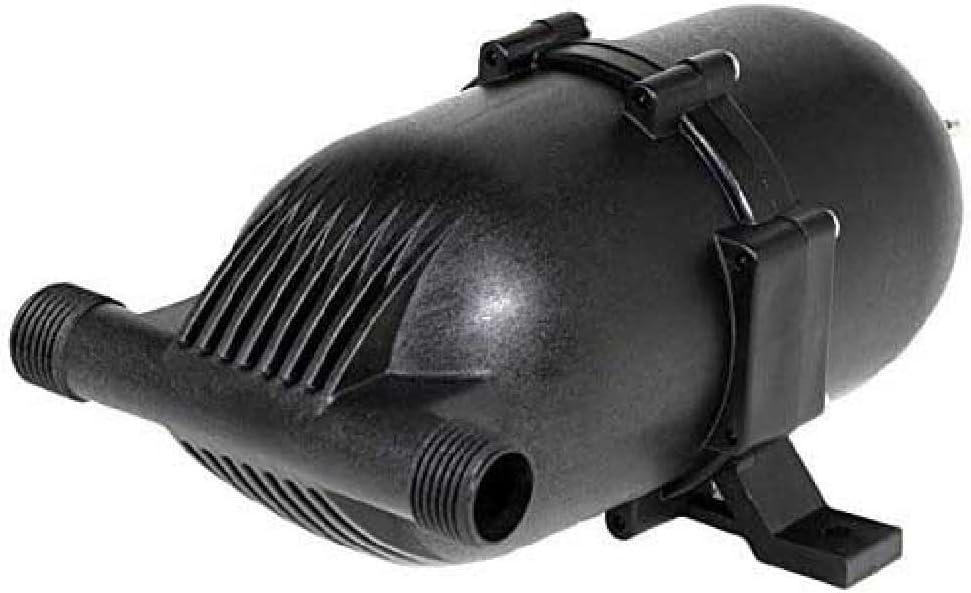 SHURflo 182-200 Pre-Pressurized Accumulator Tank,Black, 9.1" x 4.8" x 3.8"