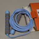 Jump Rope For Kids,Jump Rope Kids,Adjustable Soft Skipping Rope,Toddler Jump Rope With Skin-Friendly Foam Handles For Kids, Boys,Girls,Women, Men,Exercise Activity,Outdoor Fitness (Blue)