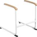 Eligible Toilet Safety Rails, Adjustable Toilet Frame for Elderly, Seniors, Handicap & Disabled, Foldable Handicap Toilet Handles Fit Any Toilets White