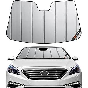 Pigenius windshield sun shade for Hyundai sonata 2011-2014, sonata hybrid/hybrid limited 2015 front windshield sun shade