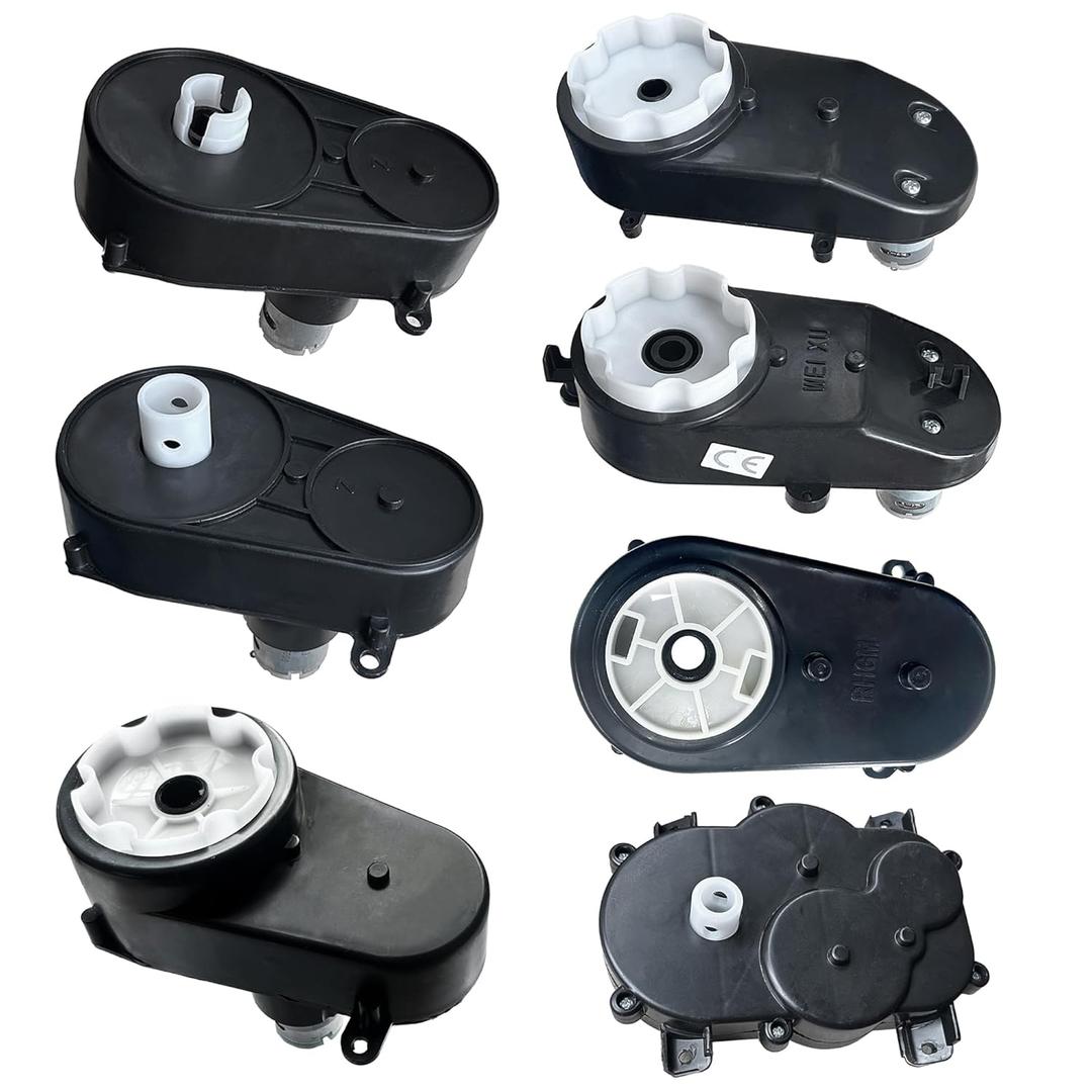 12Volt 24Volt Steering Wheel Motor Gearbox for Kid's Power Wheels Ride on Toys Car Upgrade,Children Trail Gear Power Steering Wheel Motor Replacement Parts Accessories,12V&18V&20V&24V (24V NO.2)