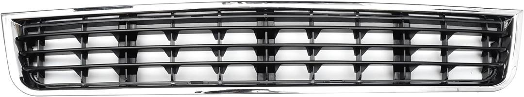 X AUTOHAUX No.8E080764701C Front Lower Hood Bumper Grille Grill for Audi A4 B6 2003-2005 Front Lower Bumper Kidney Grille Grill Black