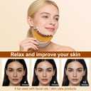 2Pcs Lymphatic Contour Face Brush,Lymphatic Drainage Massager with Super Soft Bristles,Face Sculpting Brush to Reduce Puffiness & Define Jawline,Dry Brush with Hypoallergenic Ergonomic