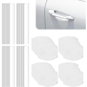 32 Pcs Car Door Handle Protector,Transparent Car Door Handle Scratch Protector,Suitable for Cars, Trucks, RVs and SUVs