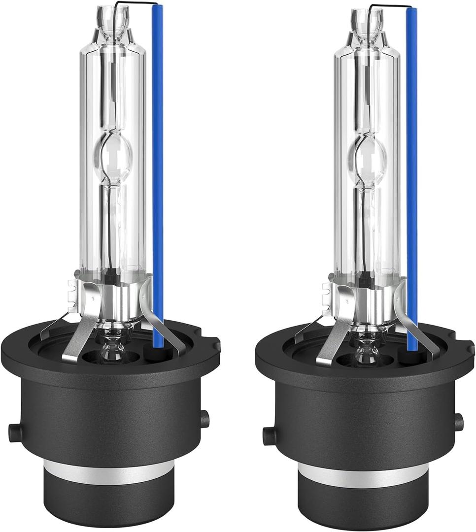 D2S HID Xenon Headlight Bulbs for Acura 2004-2014 TL TSX & 2007-2015 MDX RL RDX & 2013-2015 ILX & 2010-2013 ZDX, 8000K White Blue OEM 35W D2SC1 Bi-Xenon AFS Dipped Lights Headlamp, 2 Pack