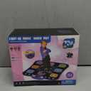 Dance Mat Toys for 3-12 Year Old Girls - Light Up 8 Buttons Dance Mat for Kid Age 4-8 Bluetooth Dance Pad - Kids Toy 8-12 Year Olds, Birthday for 3 4 5 6 7 8 9 10+ Year Old Boys Kids (Black)