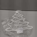 11" Christmas Tree Charcuterie Boards, Acrylic Reusable Serving Tray for Dessert Appetizer Display, Cute Decorative Snack Platter for Xmas Party Table Decoration