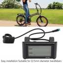 Electric Bike SW900 Panel LCD Meter Waterproof 5 Pin for Electric Scooter Replacement Accessories, SW900 Ebike Display, SW900 LCD Display, SW900 Display