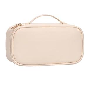 OCHEAL Small Cosmetic Bag,Portable Cute Travel Makeup Bag for Women and girls Makeup Brush Organizer cosmetics Pouch Bags-Black (Small (Pack of 1))