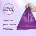 270 Count Scented Dog Poop Bags Rolls, 20 Micron Ultra Thick, Heavy Duty Tear Resistant Leak Proof for Yuck-Free Cleanup, with Dispenser & Leash Clip, 9 x 13 Inch, 3 Styles (Green & Purple) (Puppy Doodles Mix)