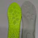 Pickleball Insoles, 4D Memory Foam Arch Support Inserts, Shock Absorbing, Anti-Slip Massage Support, Breathable Comfort for Walking & Sports(Green, Men 8-9/Women 9.5-10)
