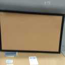 U Brands Cork Bulletin Board, 24'' x 36'', Black Wood Frame, 23" x 35"