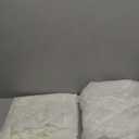 Ivory Lace Curtains 90 Inches Long 2 Panels Paisley Floral Sheer Curtains for Living Room Girls Bedroom Rod Pocket Light Filtering Shabby Chic Curtains Large Window Decor Vintage Drapes, 52x90