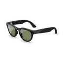 Ray-Ban Meta (Gen 2), Headliner Low Bridge Fit, Shiny Black | Smart AI Glasses for Men, Women 2x Battery Life 3K Ultra HD Resolution 12 MP Ultra-Wide Camera, Audio, Video Green Lenses
