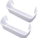 2 pack 240323001 Refrigerator Door Bin Side Shelf Replacement Part fit for Frigidaire Electrolux kenmore, Repalce 240323007, 890954, AP2115741, AH429724, EA429724, PS429724(15.95in long)