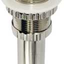 Kingston Brass EV8416 Coronet Push Pop-Up Bathroom Sink Drain Without Overflow, Polished Nickel 8.44 x 2.44 x 2.44