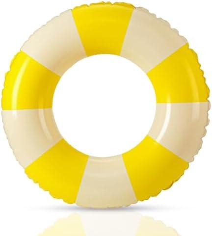 Inflatable Pool Floats Swim Tube Rings Pool Floaties Toys Beach Swimming Party Toys