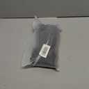 Whiteleopard Men's Winter Gloves Warm Lining Elastic Cuff - Knit Stretchy Cold Weather Warm Knit Thick Gloves Mittens (Black)