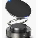 Vacuum Magnetic Phone Holder for Car,2800gf Strong Magnetic Phone Mount,360° Adjustable & Reinforced Suction Cup for Dashboard/Mirror,Car Phone Holder Compatible with iPhone Androi（Matte Black）