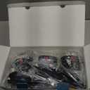 Linkind Solar Lights Outdoor Waterproof IP67, StarRay Dusk-to-Dawn Outdoor Solar Lights, 3 Lighting Modes Solar Spot Lights Outdoor for Garden, Yard, Landscape (Warm White, 6 Pack)