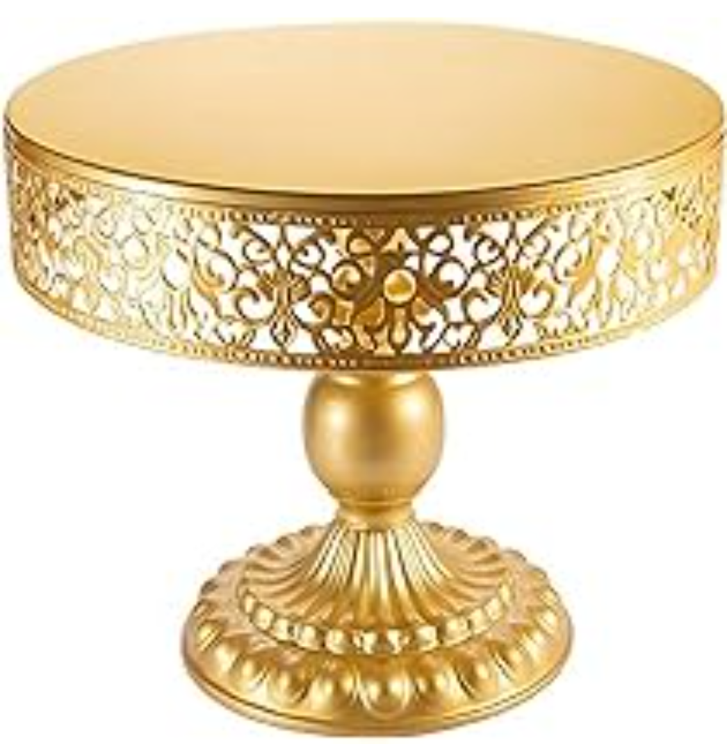 Vintage Gold Cake Stand 1Pc