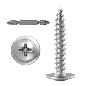 (150 pcs)#8×1-1/ 2" Black Truss Head Wood Screws Quick Metal Self Tapping