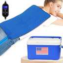 Cold Therapy Machine with Universal Pad for Hip, Back, and Knee After Surgery Recovery, Ice Machine System with Programmable Timer Remote Control, Large Reusable Pad for Hip Bursitis, Hip Flexor Pain.