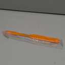 HARFINGTON 1Pcs Silicone Spatula Scraper 9.45" Reusable Non-Stick Flexible Spatulas for Epoxy Resin Liquid Paint Arts DIY Crafts, Orange
