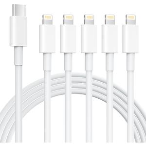 iPhone Charger 5 Pack 10FT USB C to Lightning Cable【Apple MFi Certified】iPhone Charger Fast Charging iphone lightning cable iphone charger cord for iPhone 14/13/12/12 Pro Max/11/Xs Max/XR/X, AirPods Pro