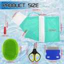 Cat Bathing Bag, Cat Shower Net Pet Bag, Cat Grooming Washer Mesh Bag, Adjustable Breathable Multifunctional Anti-Bite and Anti-Scratch Restraint Bag with Pets Nail Clippers for Cat's Bathing