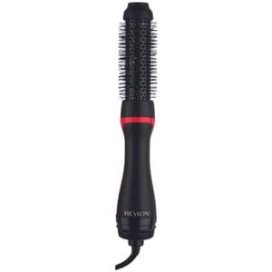 REVLON One-Step Root Booster Round Blow Dryer Brush and Hair Styler - Revive Styles, Boost Roots, and Add Volume to hair with this Hot Air Brush, 1 ½ inch Barrel (Black)
