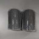 2 Pack Softer Self Groomer with Catnip Wall Corner Massage Comb Scratcher Grooming Brush Tool for Long & Short Fur Kitten Cats Dogs (Gray)