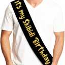 Sterling James Co. It's My Skibidi Birthday Sash - Funny Birthday Sash for Him or Her - Party Decorations, Supplies and Gifts
