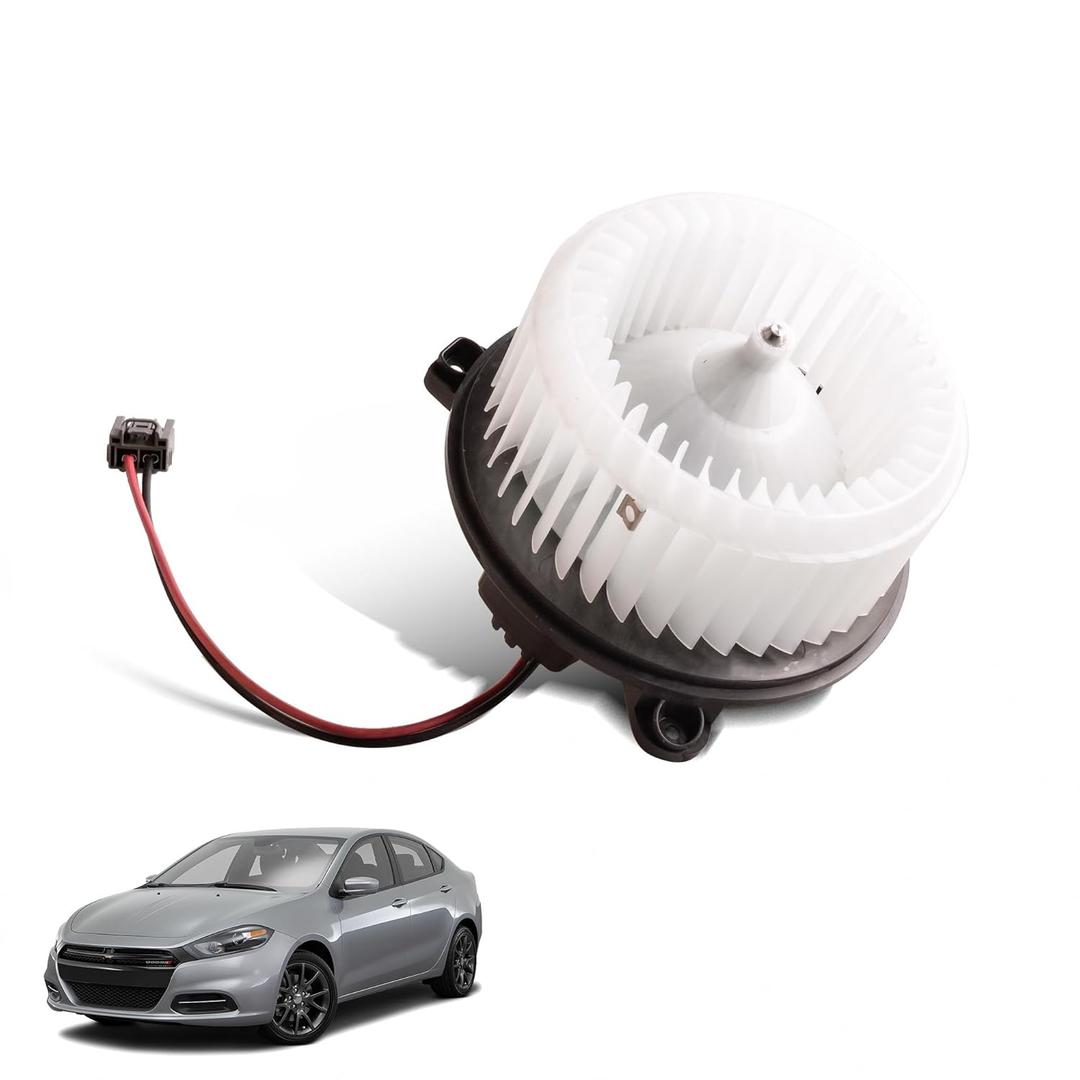 AC Blower Motor with Fan Compatible with 2013-2016 Dodge Dart, HVAC Blower Motor Replacement 68225055AB, 76971, 2311894, 68163782AA, PM4050