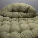 Blazing Needles Microsuede Papasan Cushion, (Pack of 1), Sage Green