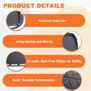Enamel Cast Iron Griddle Insert for Weber Q 2800N+ Gas Grill Heavy-Duty Non-Stick Flat Top Plate Replacement Parts for Weber Q 2800N+ Grill