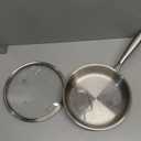 EWFEN 12 Inch Tri-Ply Stainless Steel Frying Pan, Compatible with All Cooktops Up to 600, Large Frying Pan with lids, Induction-Ready Skillet, Dishwasher and Oven Safe, Even Heat, 12" Skillet + Lid