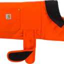 Carhartt Firm Duck Insulated Dog Chore Coat, Durable Weather Resistant Jacket for Cold and Windy Conditions, Hunter Orange, X-Large