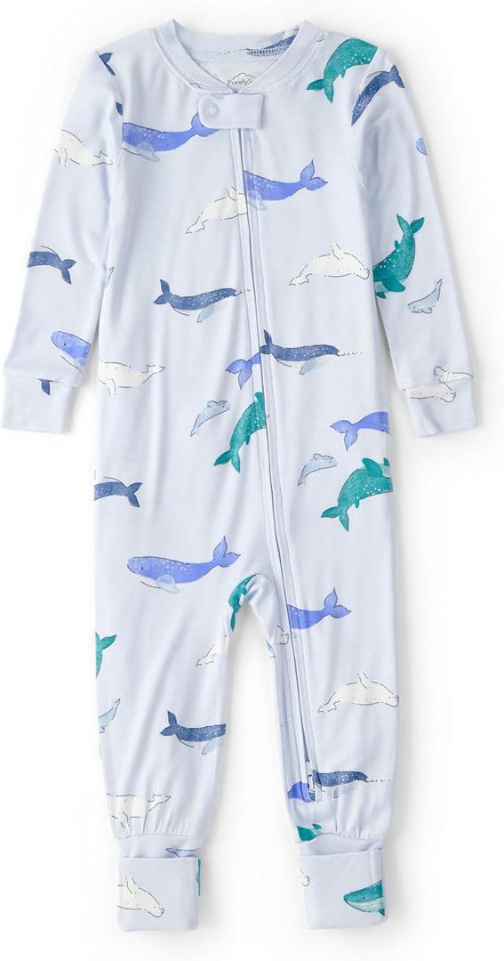 Carter's Boy PurelySoft 1-Piece Pajamas, Blue, 24M