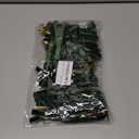 30 Pcs Dark Green Velvet Christmas Ornaments, 5 x 7 Inch Vintage Rustic Christmas Bows for Door Garlands, Gifts, and Xmas Home Outdoor Indoor Decoration