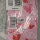 3 Pcs Valentine's Day Tablecloth Pink Heart XOXO Love Table Cover Disposable Party Table Decoration for Girls Night Galentine's Day Party